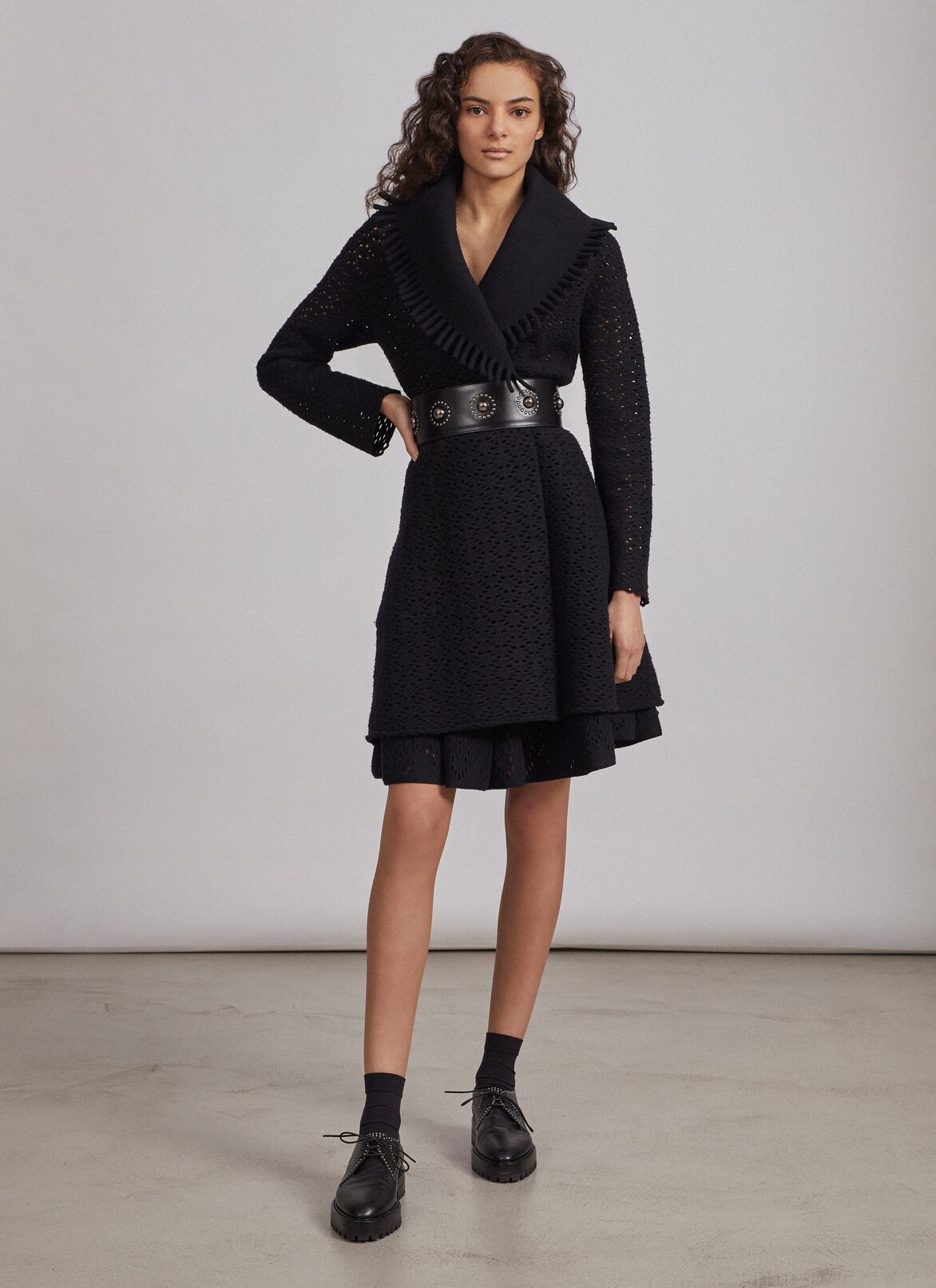 Coats ALAÏA BLACK COATS